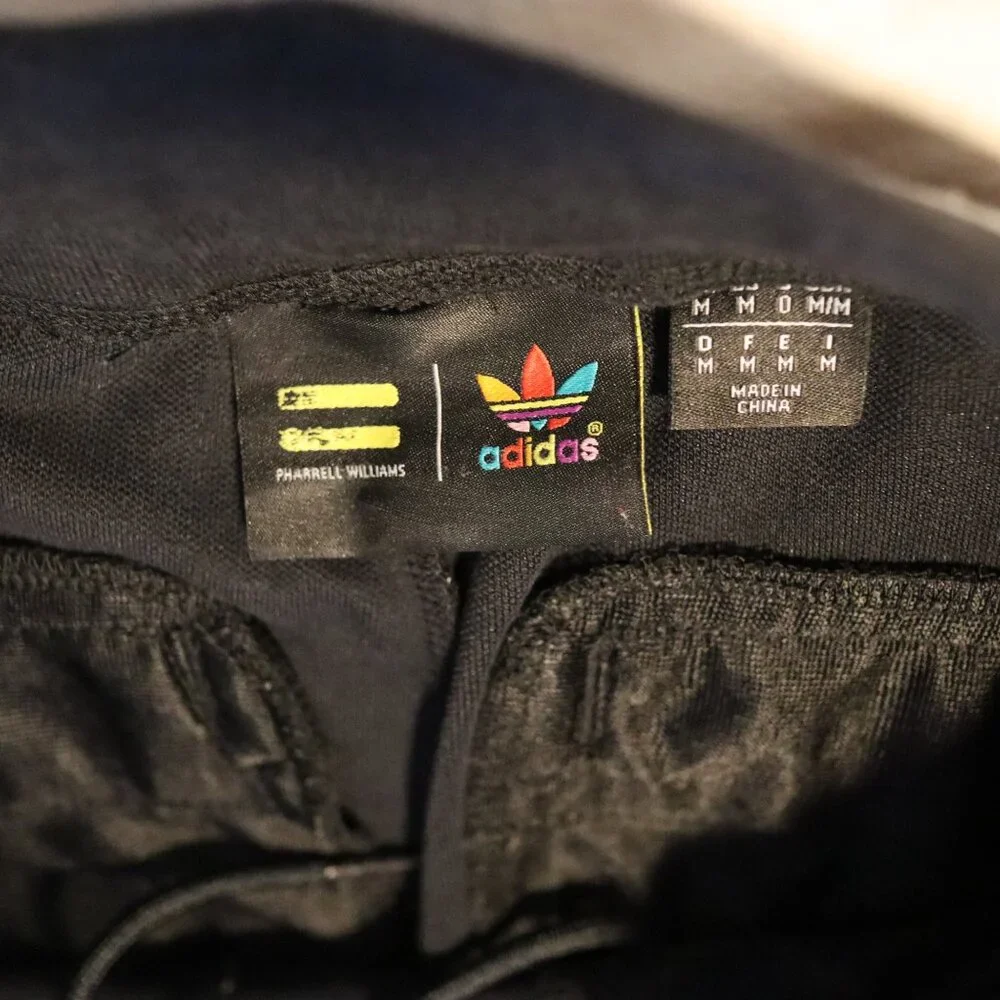 Adidas x Pharrell Williams Human Race Hu Tapered Track Pants Black Medium